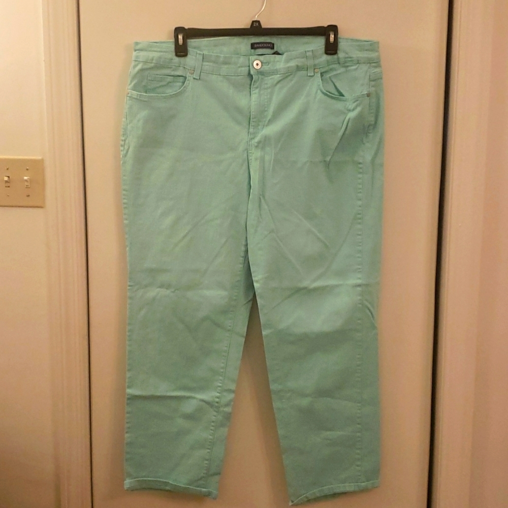 Euc 22w aqua blue jeans